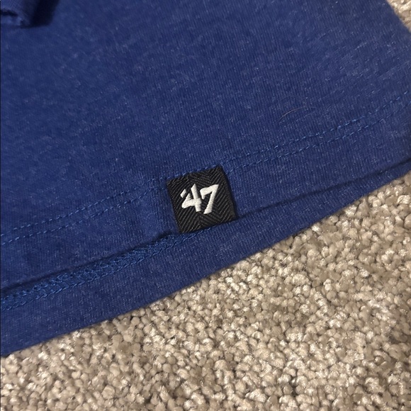 Detroit Pistons Navy Long Sleeve V-Neck Tee - Picture 4 of 4